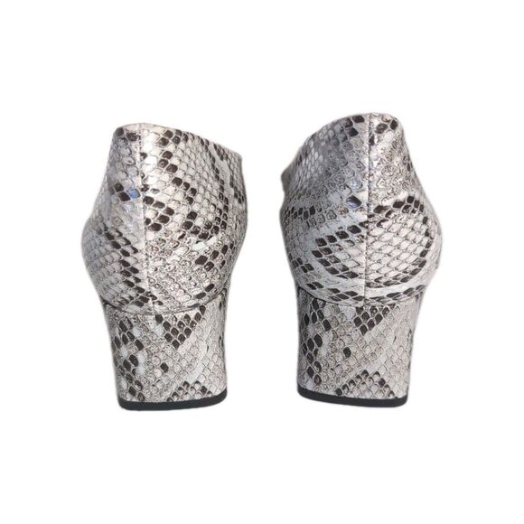 Franco Sarto Snakeskin Women's Heels size 9.5 With 2 Inch Block Heels - Picture 5 of 10